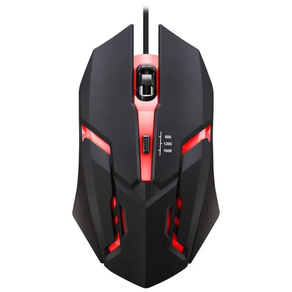 Ergonomic Gaming Mouse | 4-button RGB backlit